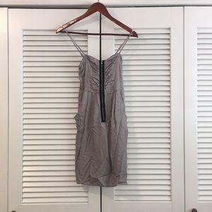 Grey mini dress